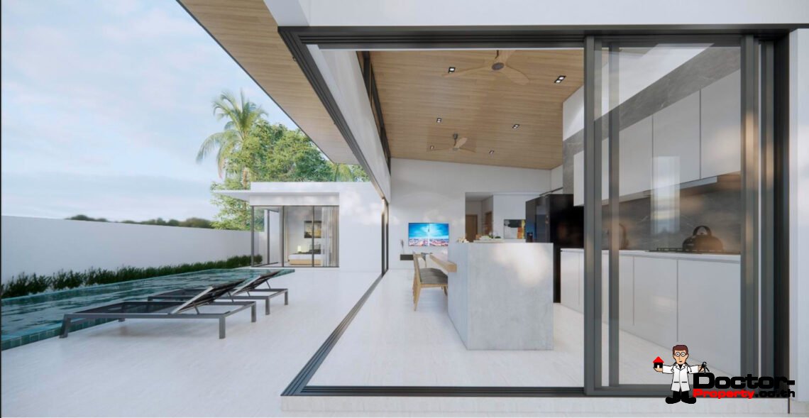 New Modern 3 Bedroom Pool Villa in Bang Por, Koh Samui – For Sale